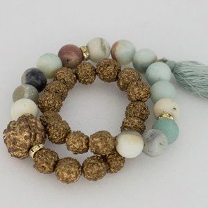 Bracelet Stretch Semi Precious Stones